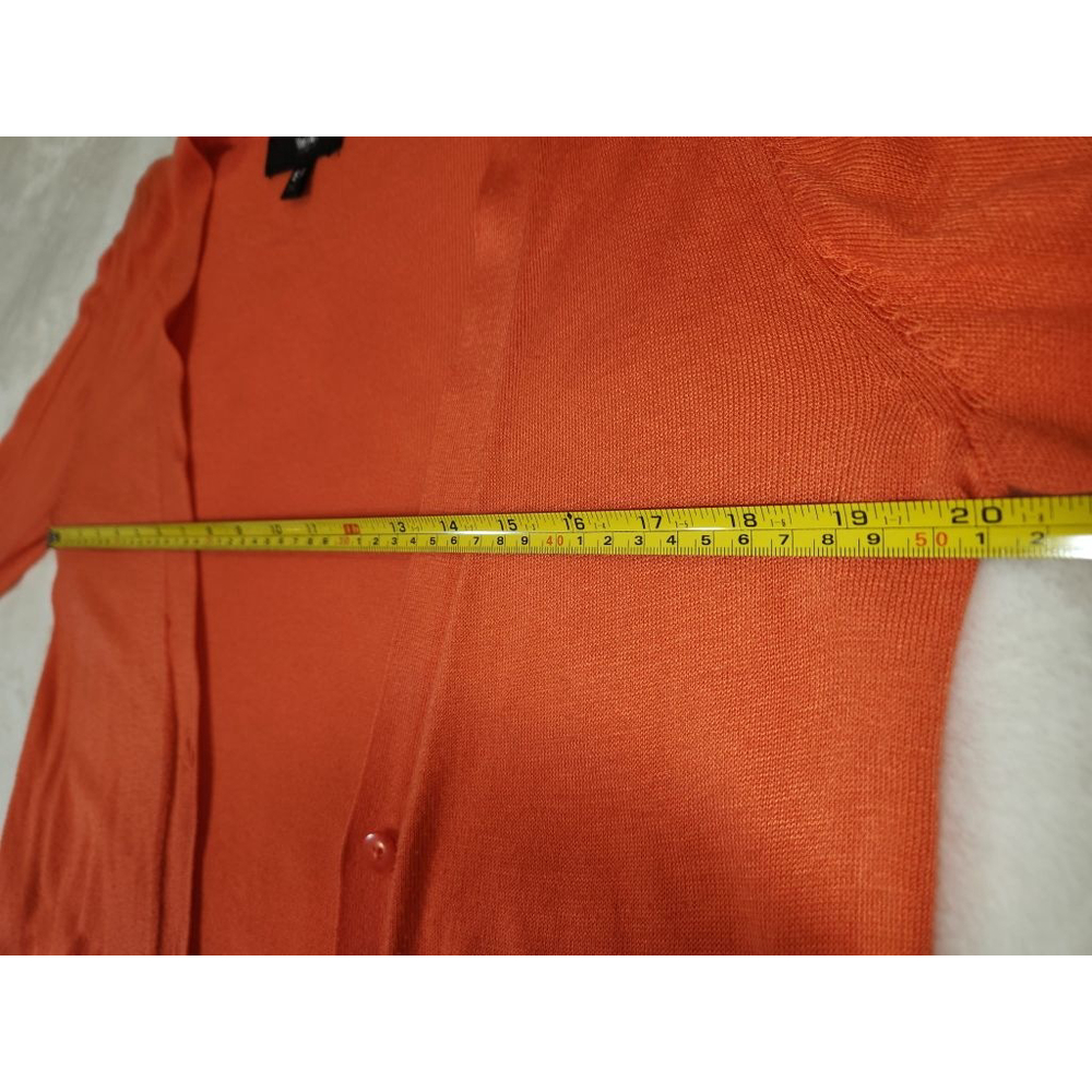 Women's Mossimo Orange Cardigan Size S - Picture 6 of 7